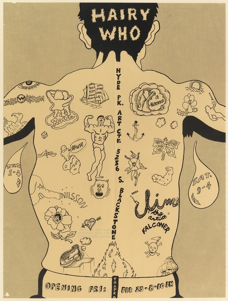 Hairy who drawing 2001 0581