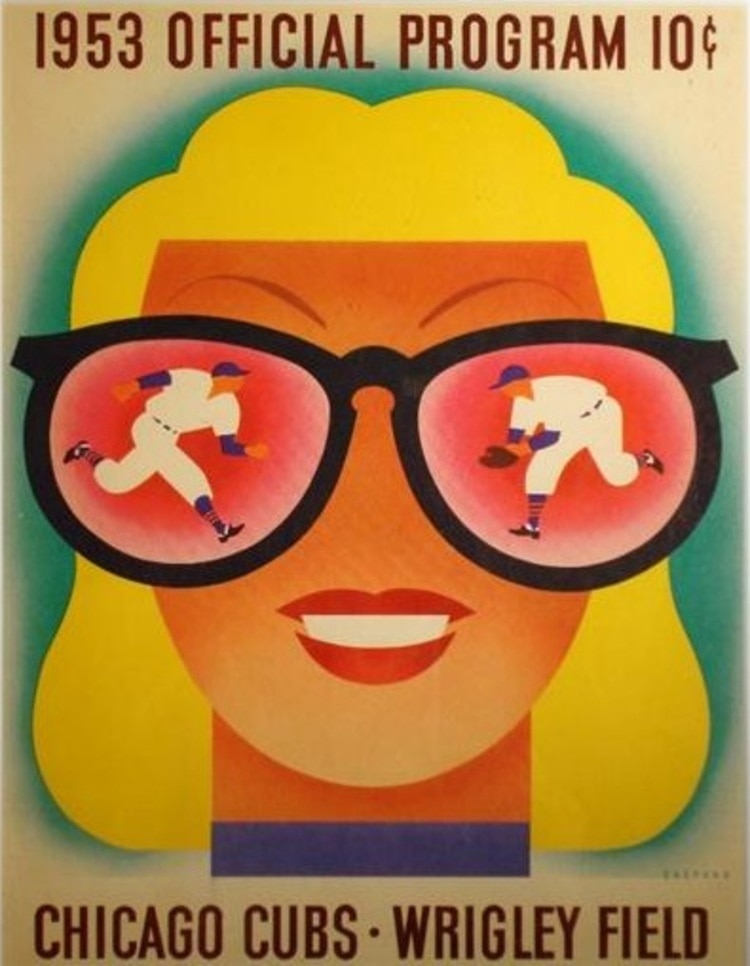 Chicago cubs poster
